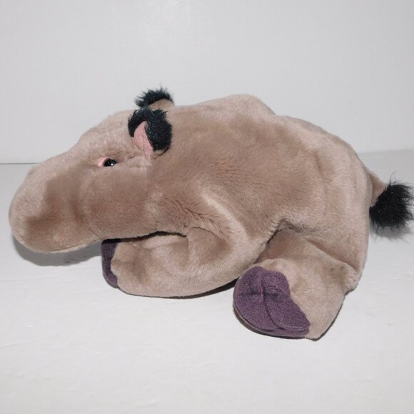 VTG 2003 Telus Spokes Critters large 12" Plush Floppy House Hippo Cuddlekins - Picture 5 of 6